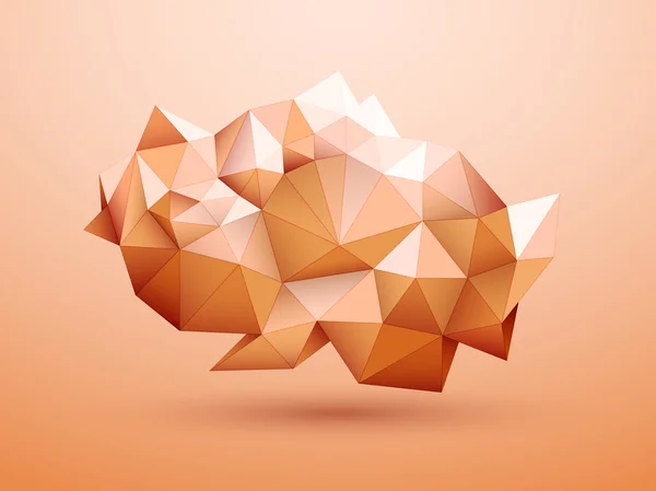 Abstracte achtergrond van de low-poly. — Stockvector