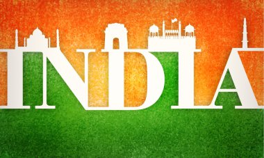 Poster or Banner for Indian Independence Day.