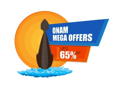 Onam Mega Teklif Afiş, Banner veya Flyer tasarım.