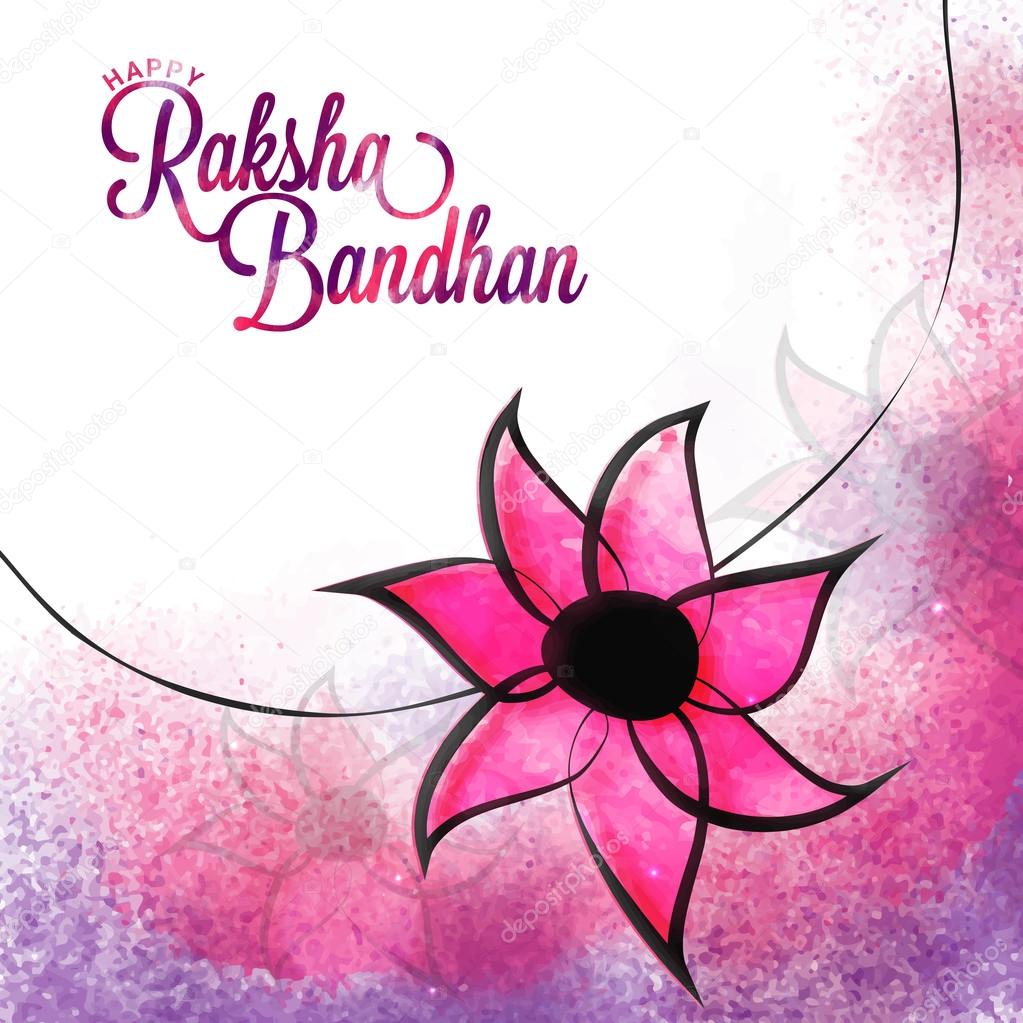 Greeting Card for Happy Raksha Bandhan. Stock Illustration by ...
