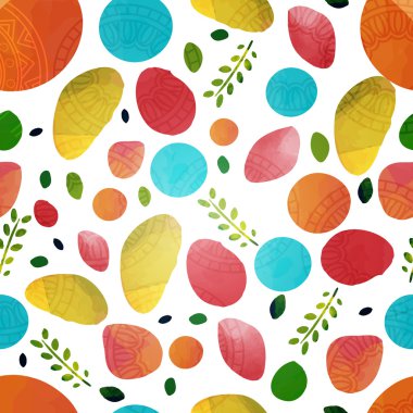 Renkli Soyut Çiçek Arkaplanı.