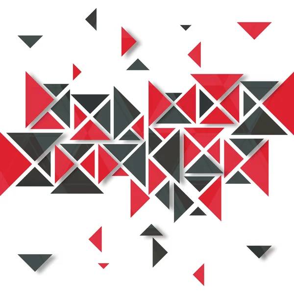 Geometrische abstracte achtergrond met driehoeken. — Stockvector