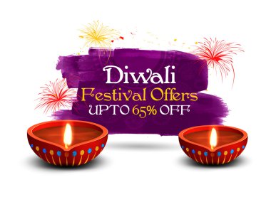 Diwali Satılık Afiş veya Poster.