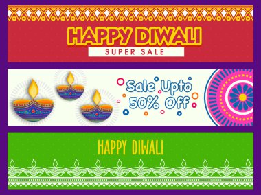 Happy Diwali için belirlenen satış web sitesi afiş.