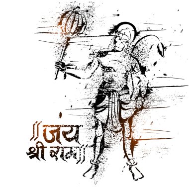 Lord Hanuman Mutlu Dussehra kutlama için.
