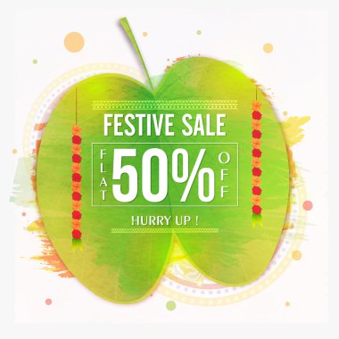 Dussehra Festive Sale Poster, Banner or Flyer. clipart