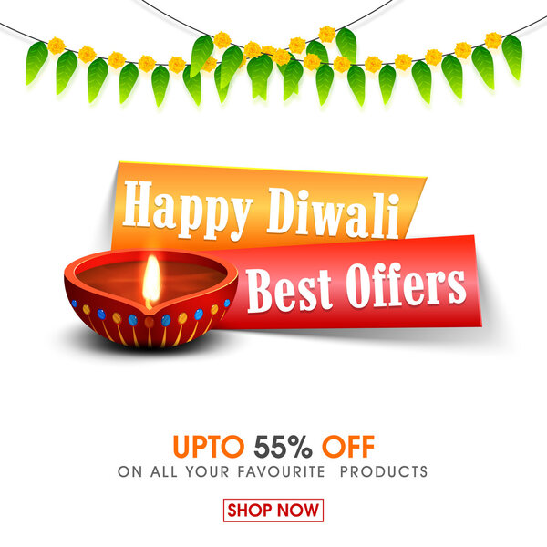 Diwali Sale Banner or Poster.