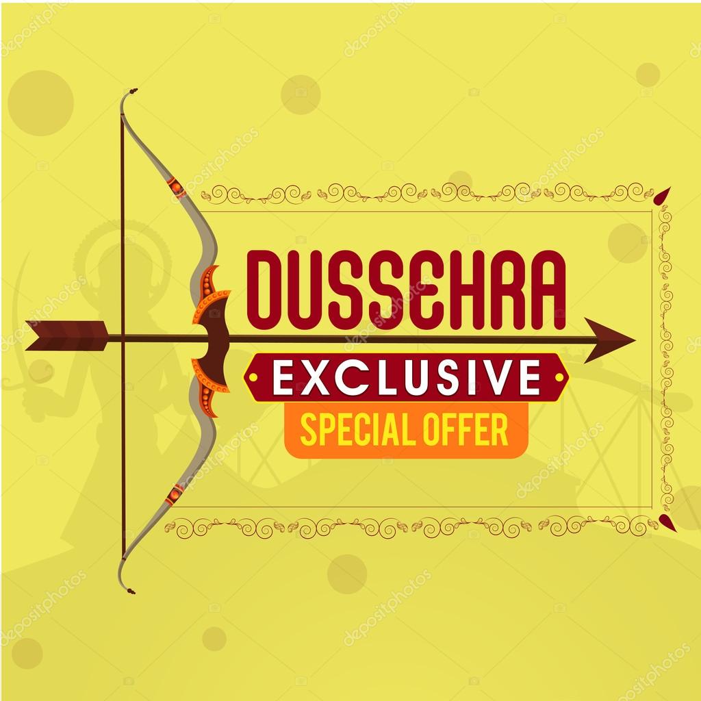 Dussehra Special Offer Poster, Banner or Flyer. Stock Vector Image by  ©alliesinteract #121065258