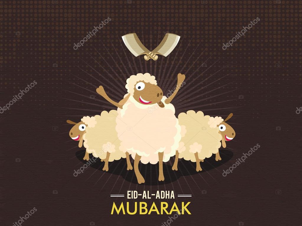 Funny Sheep for Eid-Al-Adha Mubarak. Stock Vector Image by ©alliesinteract #121069644 Funny Sheep for Eid-Al-Adha Mubarak. Stock Vector Image by ©alliesinteract #121069644