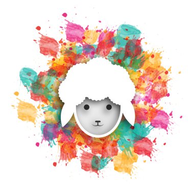 Kurban Bayramı Mübarek için Bebek Koyun.