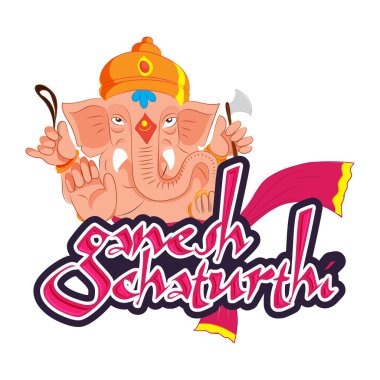 Ganesh Chaturthi için Lord Ganesha.