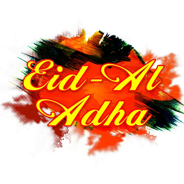 Greeting card for Eid-Al-Adha Celebration. — Wektor stockowy