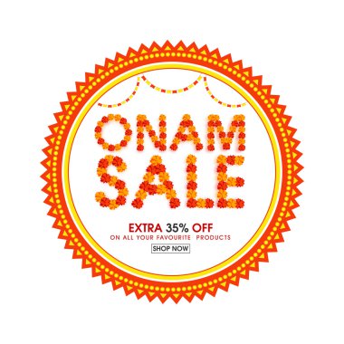 Onam Satış Afiş, Banner veya Flyer tasarım.