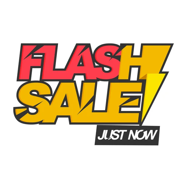 Flash Sale Poster, Banner oder Flyer Design. — Stockvektor