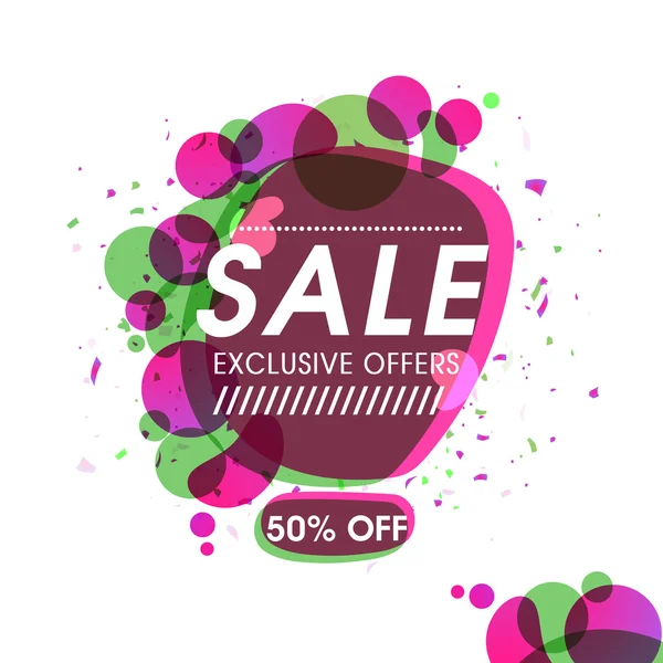 Sale Poster or Banner. — Stock Vector