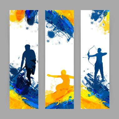 Web sitesi Banner spor kavram için ayarla.