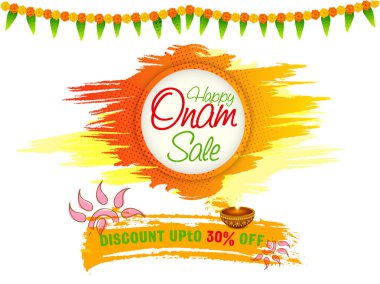 Onam Satış Afiş, Banner veya Flyer tasarım.