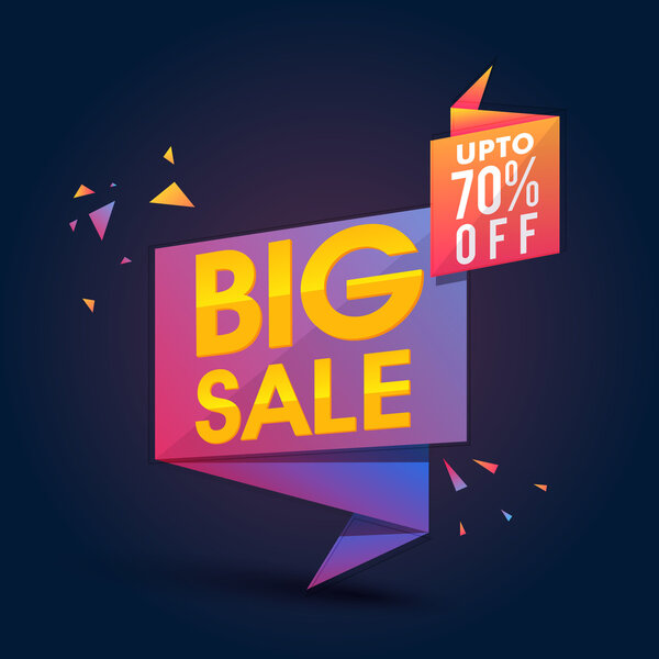 Big Sale Poster, Banner or Flyer design.