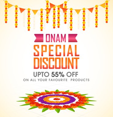 Onam Satış Afiş, Banner veya Flyer tasarım.