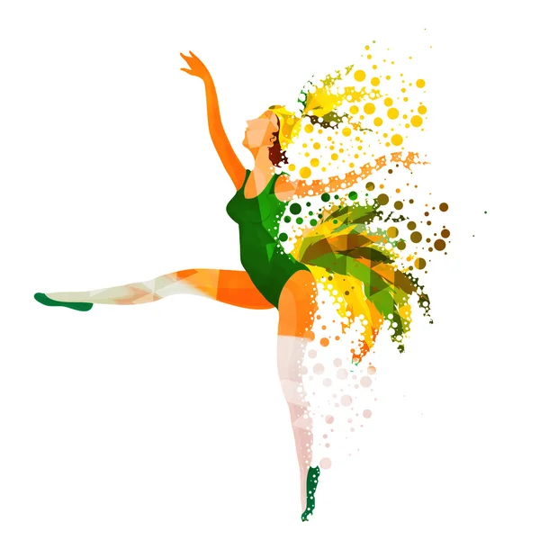 Samba Danseuse pour la fête . — Image vectorielle