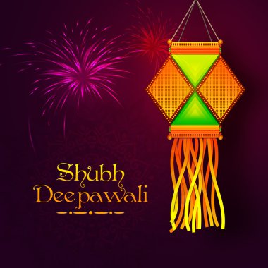 Diwali Kutlaması için Kandil.