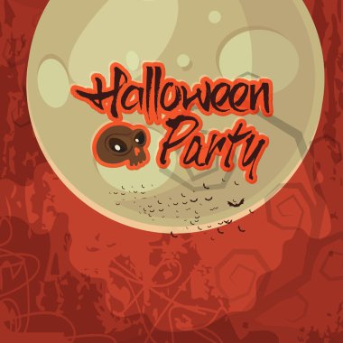 Cadılar Bayramı Partisi Afiş, Afiş veya Flyer tasarım.