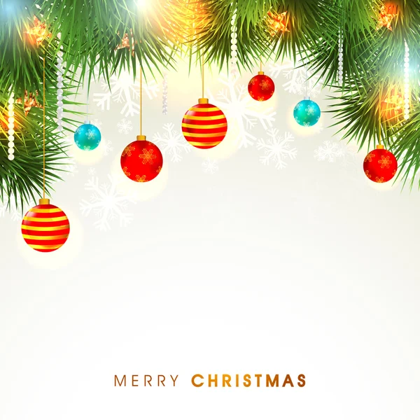 Merry Christmas celebration background. — Stock Vector