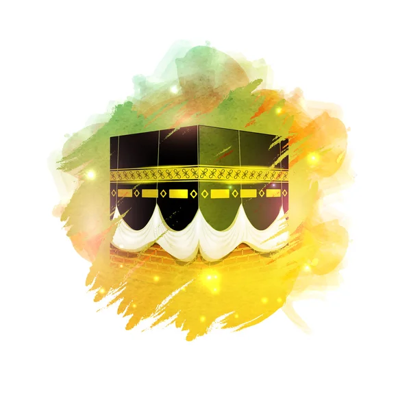 Hochglanz-Illustration von kaaba, mekkah. — Stockvektor