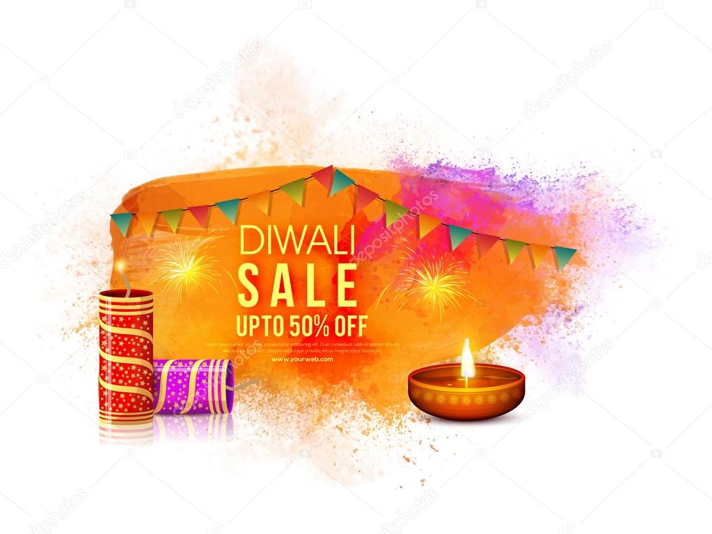 Diwali Sale Poster, Banner or Flyer design. Stock Vector Image by  ©alliesinteract #123785966