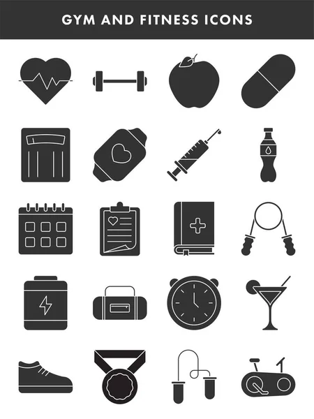 Ilustración Gym Fitness Icon — Vector de stock