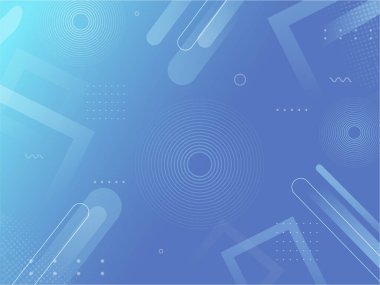 Mavi Renkli Soyut Geometrik Dinamik Arkaplan.