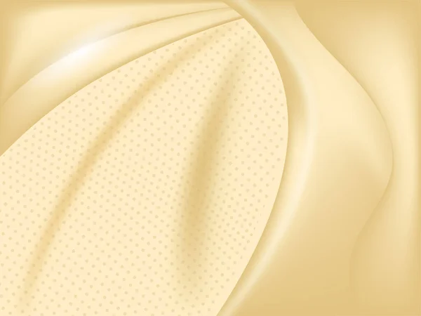 Glänsande Abstrakt Gyllene Silke Bakgrund Med Prickade Mönster — Stock vektor