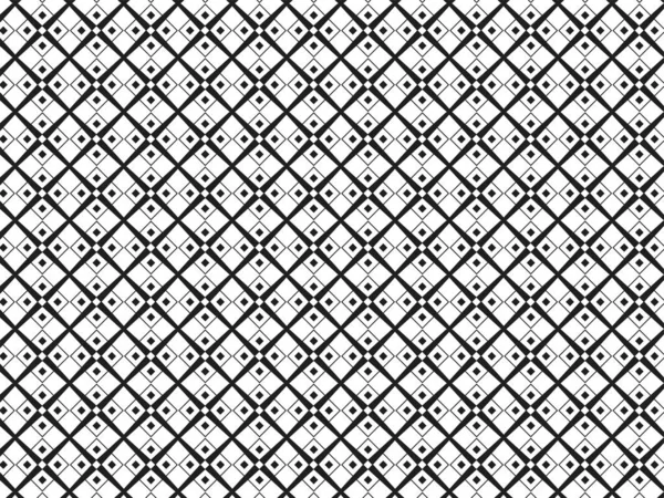 Seamless Criss Cross Pattern Background Black White Color — Stock Vector