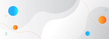 Çemberli Beyaz Eğri Arkaplanı ve Boşluğu Kopyala.