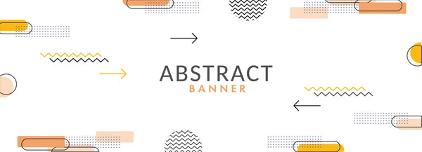 Abstracte Patroon Banner Header Achtergrond — Stockvector