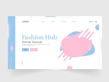 Moda İnbot İniş Sayfası veya Web Şablon Tasarımı Reklamcılık için.