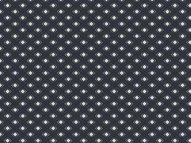 Kusursuz Elmas Kare Şablonu Siyah ve Beyaz Arkaplan.