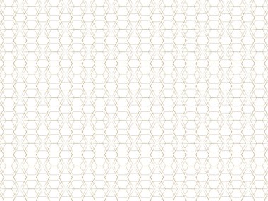 Soyut Geometrik Kusursuz Desensiz Arkaplan Altın ve Beyaz Renkli.