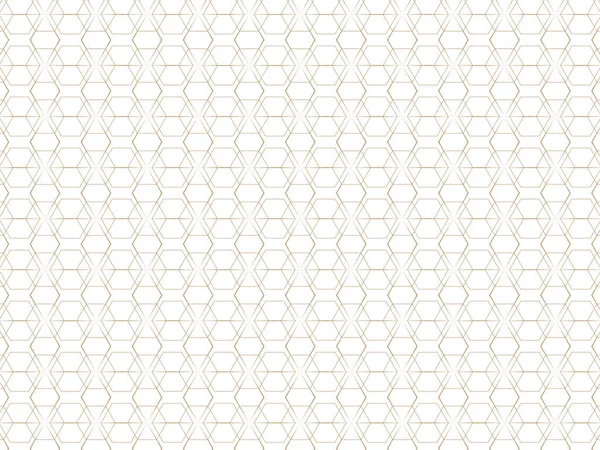 金白色背景下的几何无缝图案背景 — 图库矢量图片