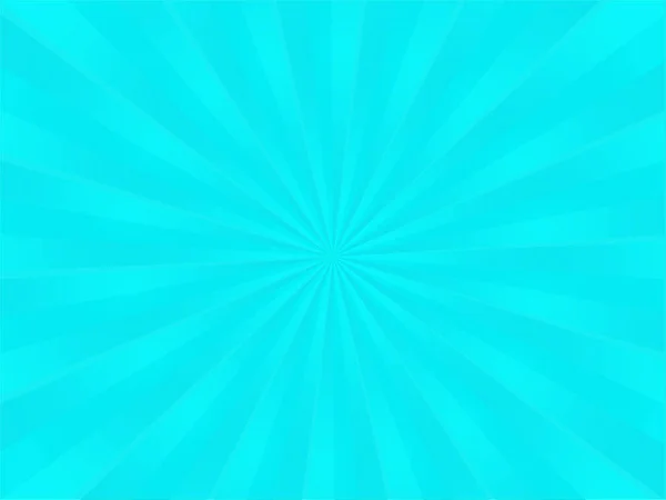 Fondo Rayos Radiales Azules Brillantes — Vector de stock