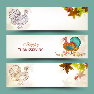 Şükran günü kutlama için şükran banner.