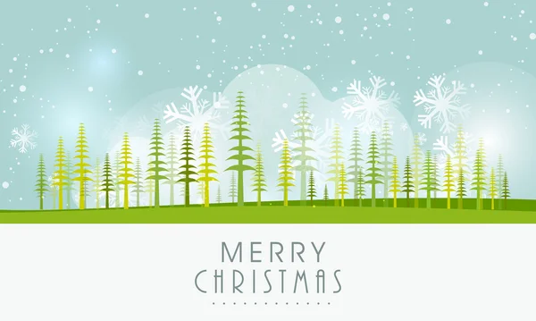 Poster, banner and card for Merry Christmas. — Stock Vector
