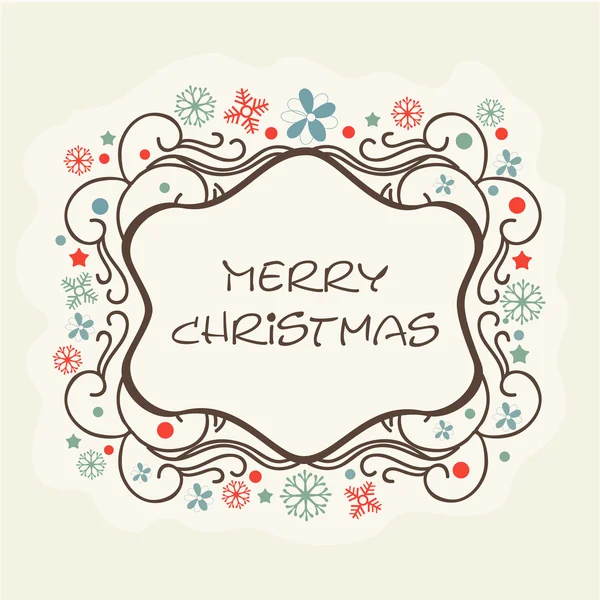 Poster, banner and card for Merry Christmas. — Stock Vector