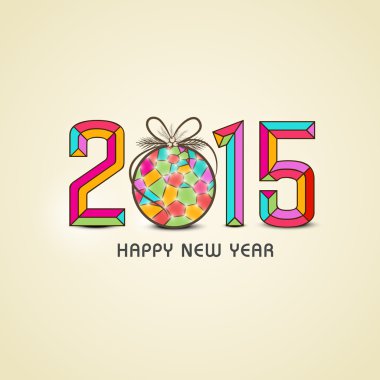 Kutlama yeni yıl 2015'in.