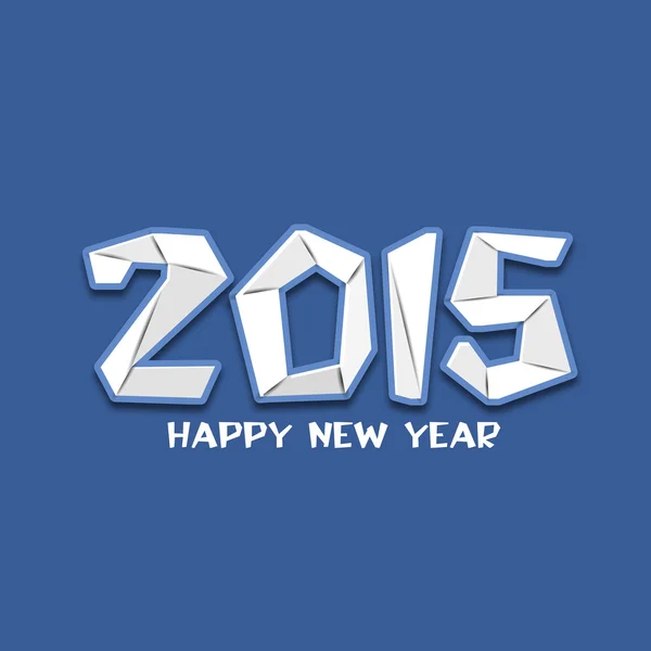 Affisch eller kort för nytt år 2015. — Stock vektor
