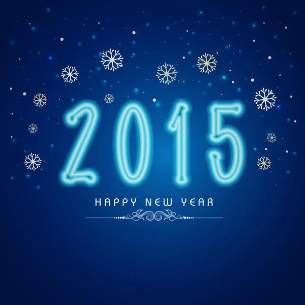 新的一年 2015 年庆祝活动. — 图库矢量图片
