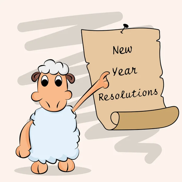 卡通动物新年庆祝活动. — 图库矢量图片