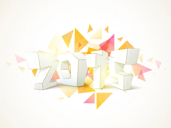 Feliz Ano Novo cartão de celebração . —  Vetores de Stock