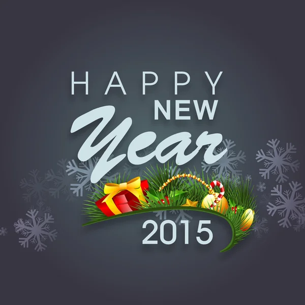 Póster y pancarta para Feliz Año Nuevo 2015 . — Vector de stock