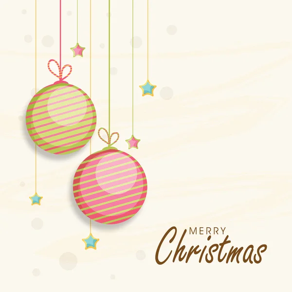 Poster and banner for Merry Christmas. — Stock Vector